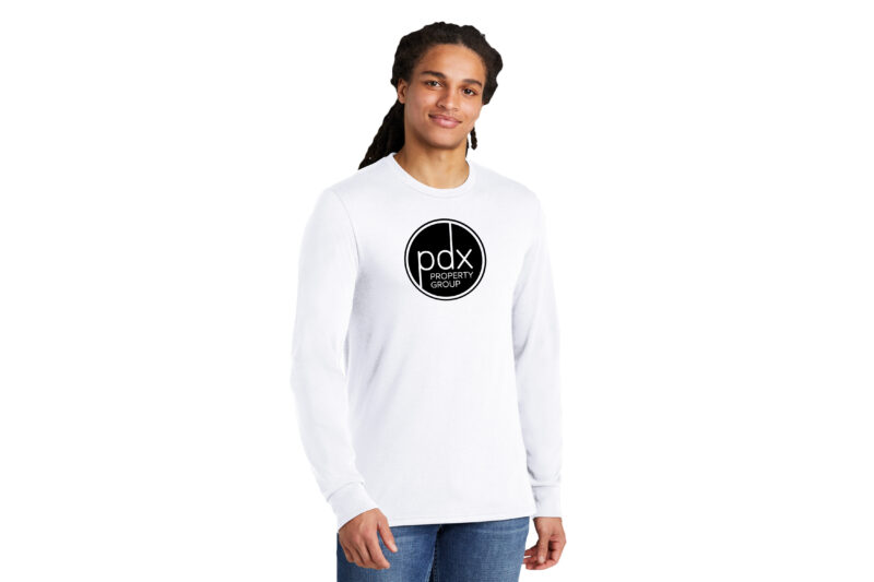 PDX Property Group | District® Perfect TRI® Men's Long Sleeve Tee - Image 5