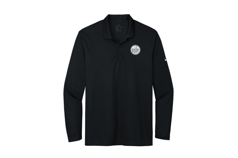 PDX Property Group | Nike Mens Long Sleeve Polo - Image 2