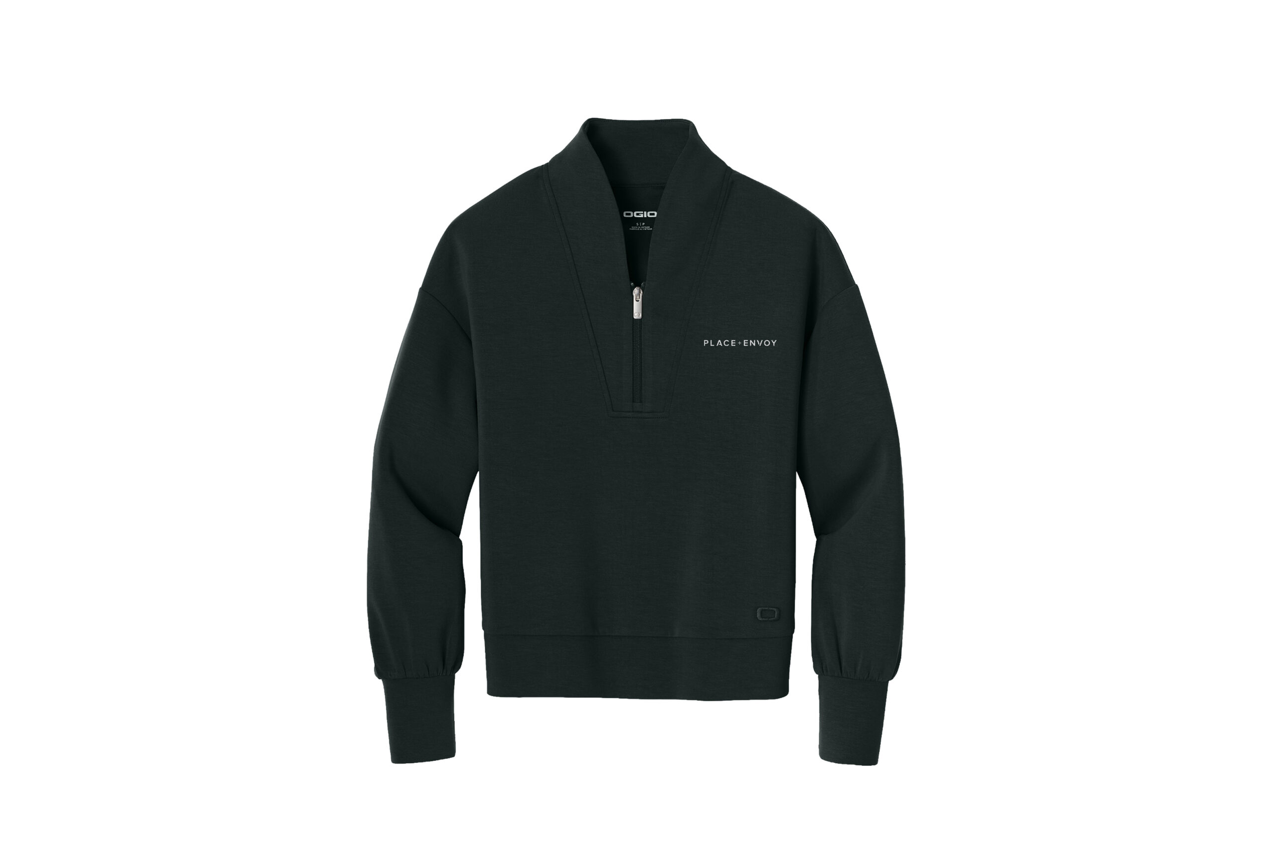 PLACE + ENVOY | OGIO® Women's Transcend 1/4- Zip - Image 2