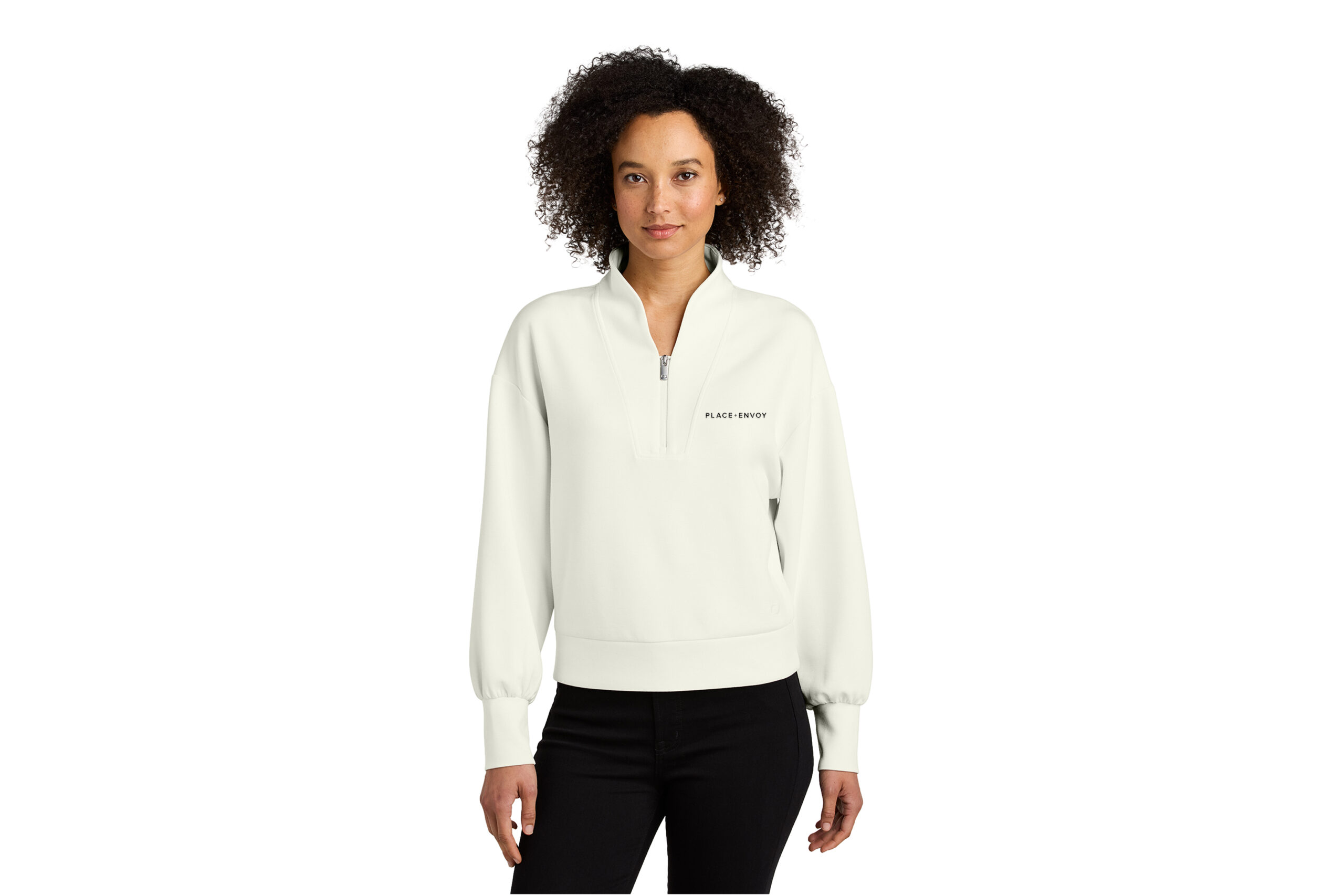 PLACE + ENVOY | OGIO® Women's Transcend 1/4- Zip - Image 4